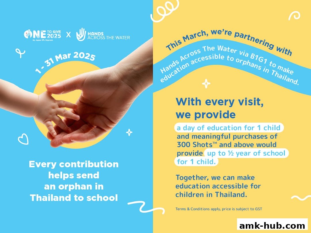 A campaign by Japan IPL Express partnering with Hands Across The Water to support orphans in Thailand.