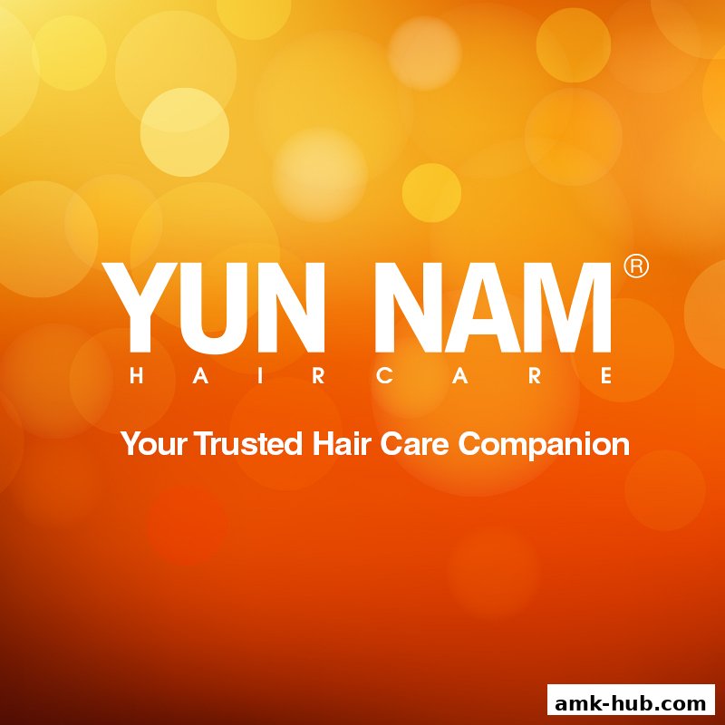 The Yun Nam Hair Care logo with the tagline 'Your Trusted Hair Care Companion'.