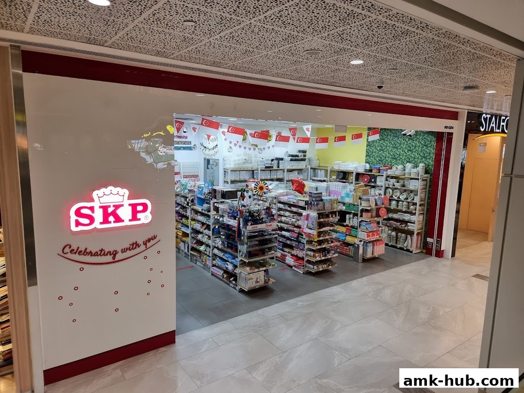 The entrance of the SKP store, showcasing a wide variety of household and party supplies.