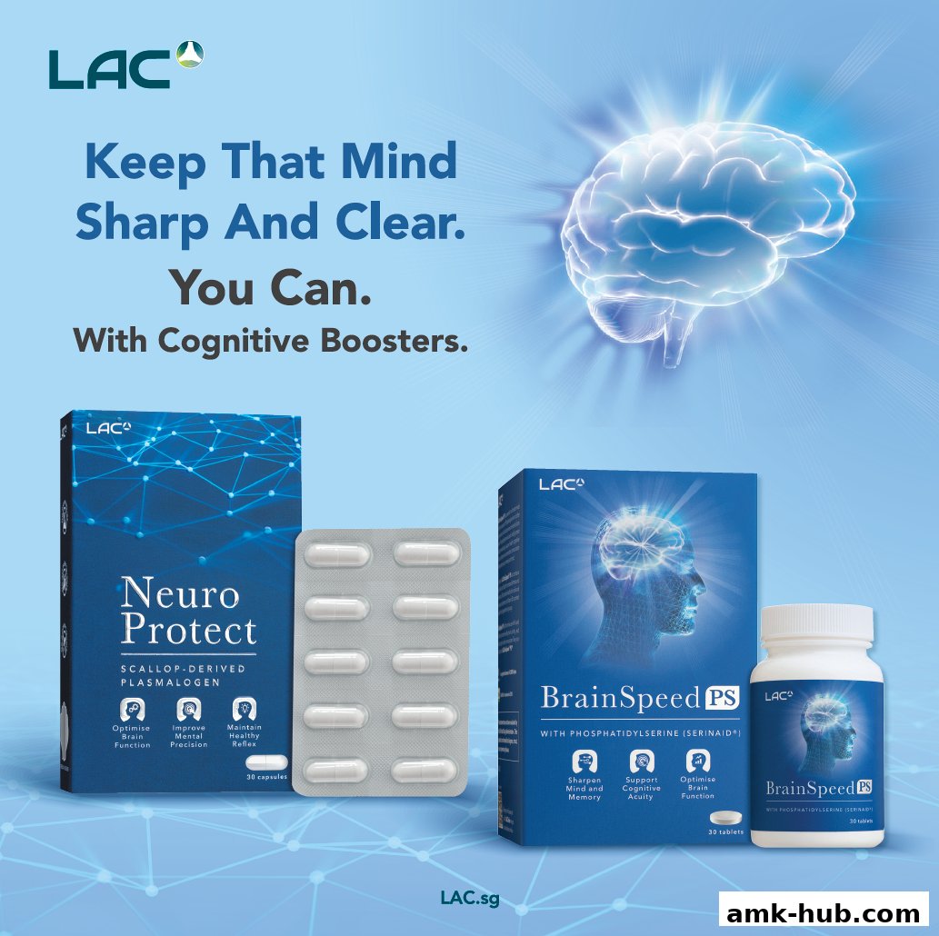 Promotional image for LAC's cognitive booster products, Neuro Protect and BrainSpeed PS.