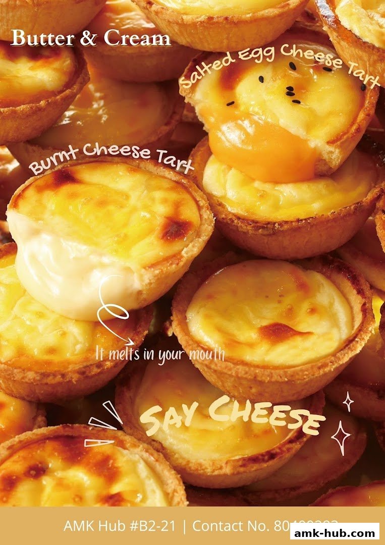 A close-up shot of various delicious cheese tarts, highlighting their creamy fillings.