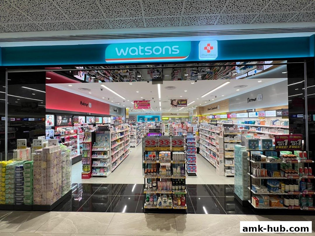Watsons AMK Hub  GNC Click  Collect