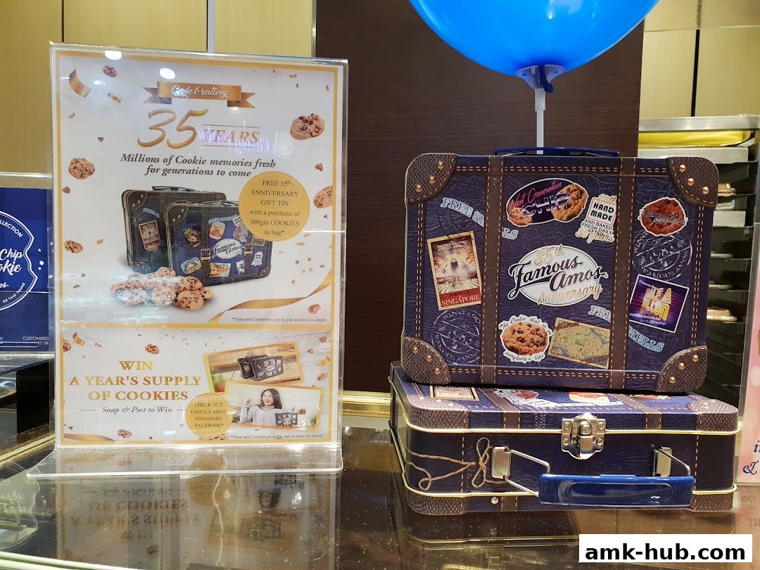 Famous Amos celebrates 35 years with cookie promotions and a chance to win a year's supply.