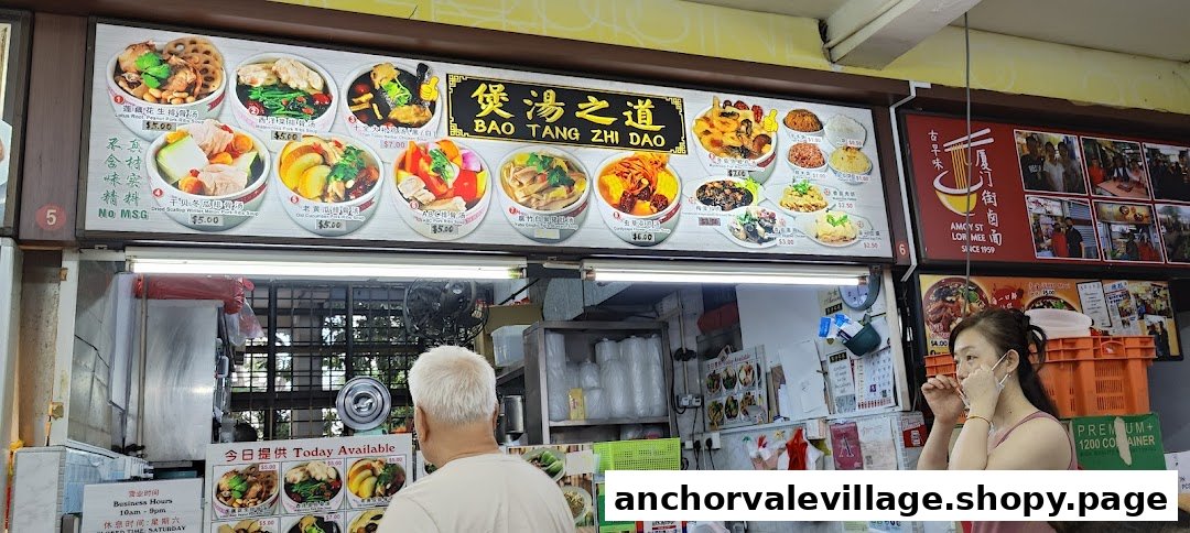 A vibrant menu board showcasing various traditional Chinese soups and side dishes with prices.