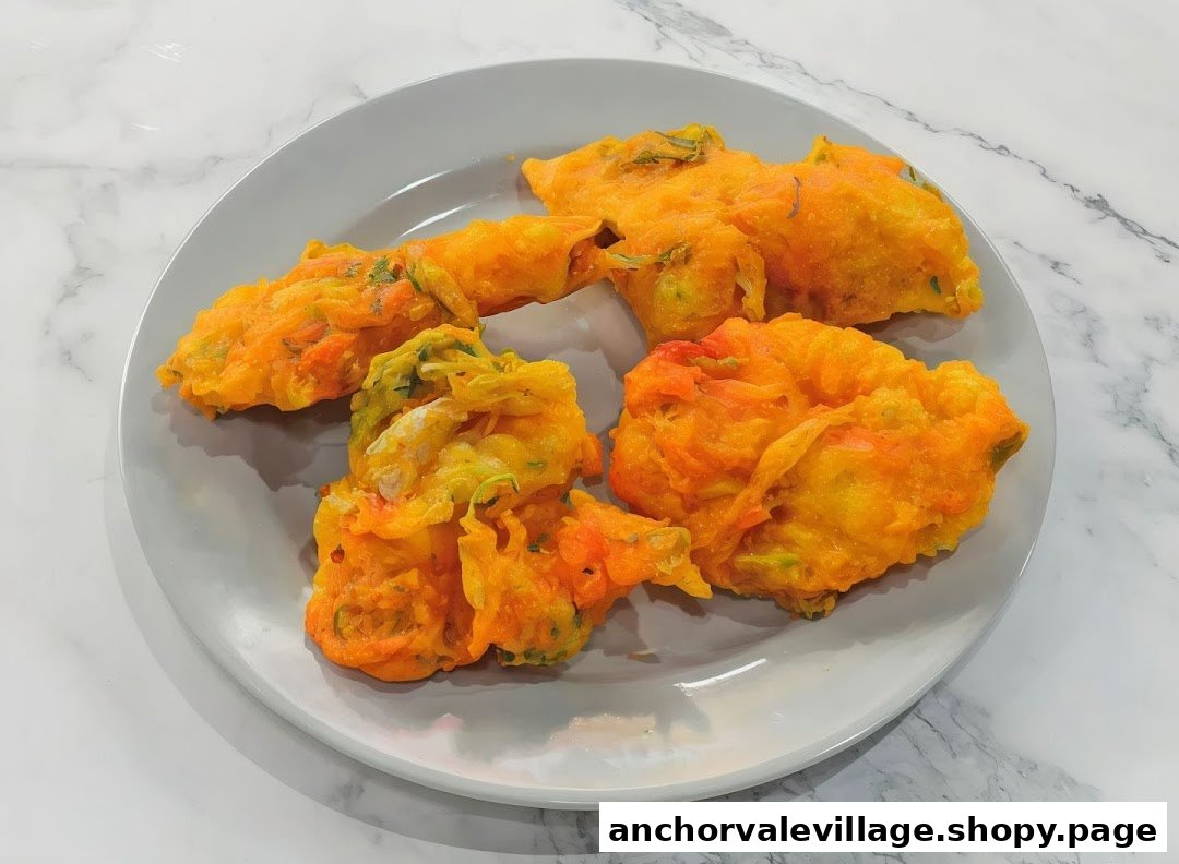 A plate of golden-fried fritters, likely a popular snack or side dish from Habibs Rojak.
