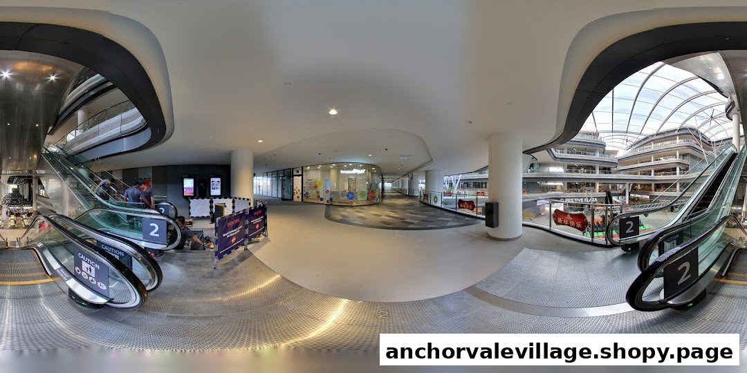 Panoramic view of the Inventive Kids Play-based STEM Learning Centre storefront within a modern shopping mall.