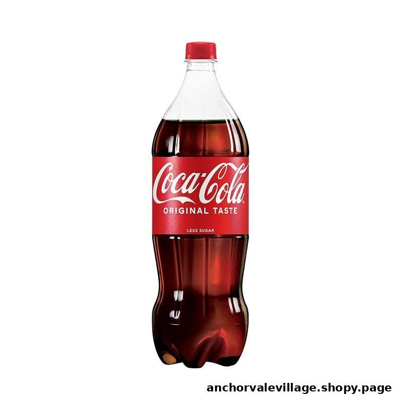 A large bottle of Coca-Cola Original Taste Less Sugar, a refreshing beverage option.
