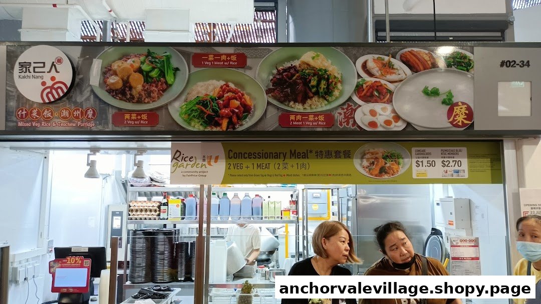 A detailed view of Kakhi Nang's menu board showcasing various rice and porridge dishes with pricing.