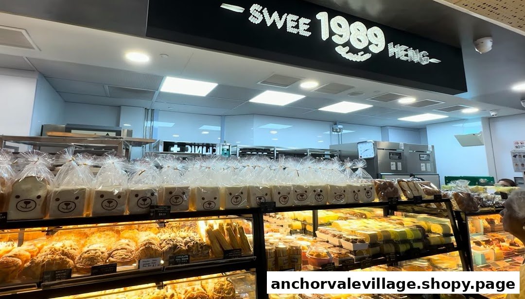 Interior view of Swee Heng 1989 Classic bakery, showcasing a variety of fresh bread and pastries.