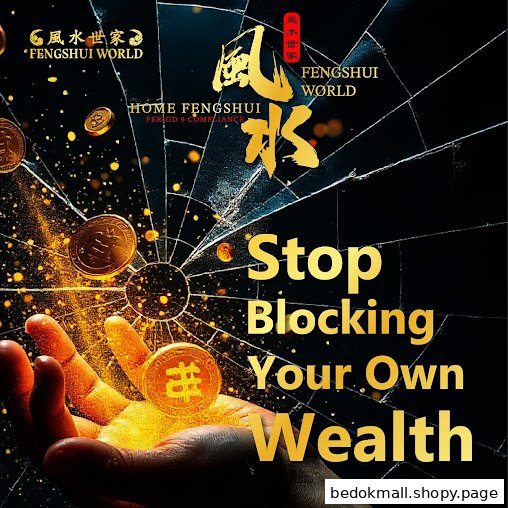 Promotional image with hand, golden coins, broken glass effect, and text about wealth.