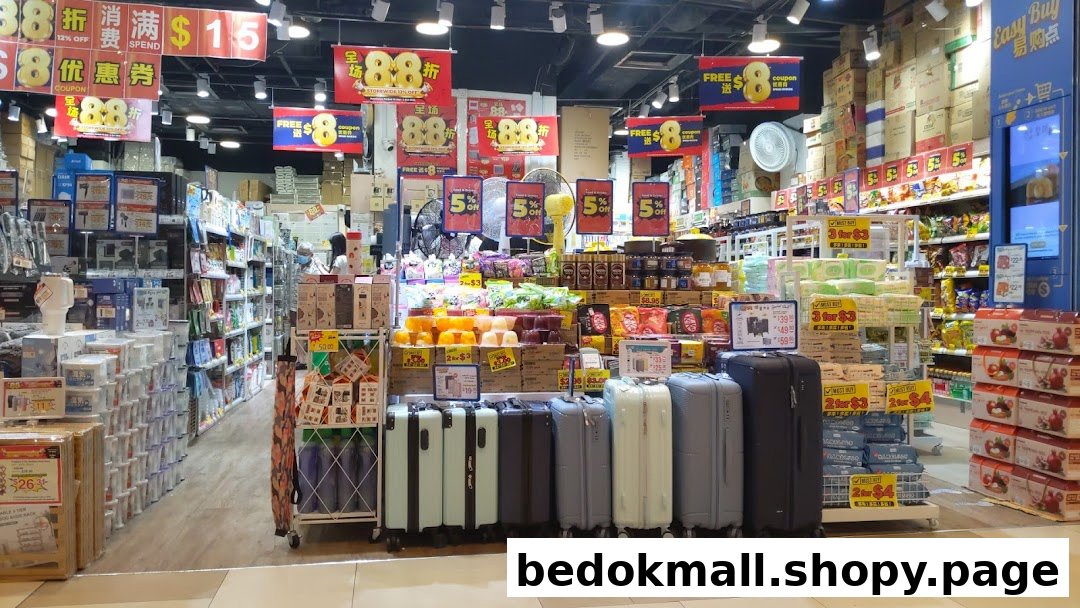 Interior of a retail store displaying various products and promotional signs.