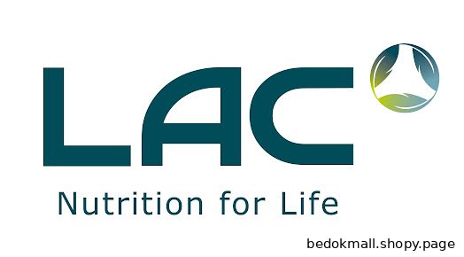 Logo for LAC Nutrition for Life with text and a circular leaf icon.