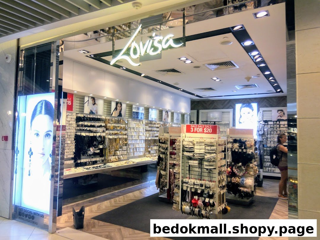 The entrance of a Lovisa jewelry and accessories shop with products visible inside.