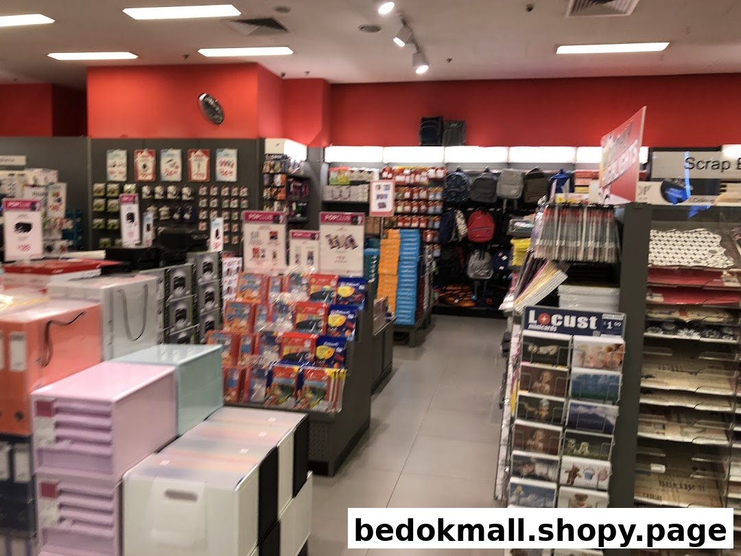 Interior view of a retail store with various products on shelves and displays.