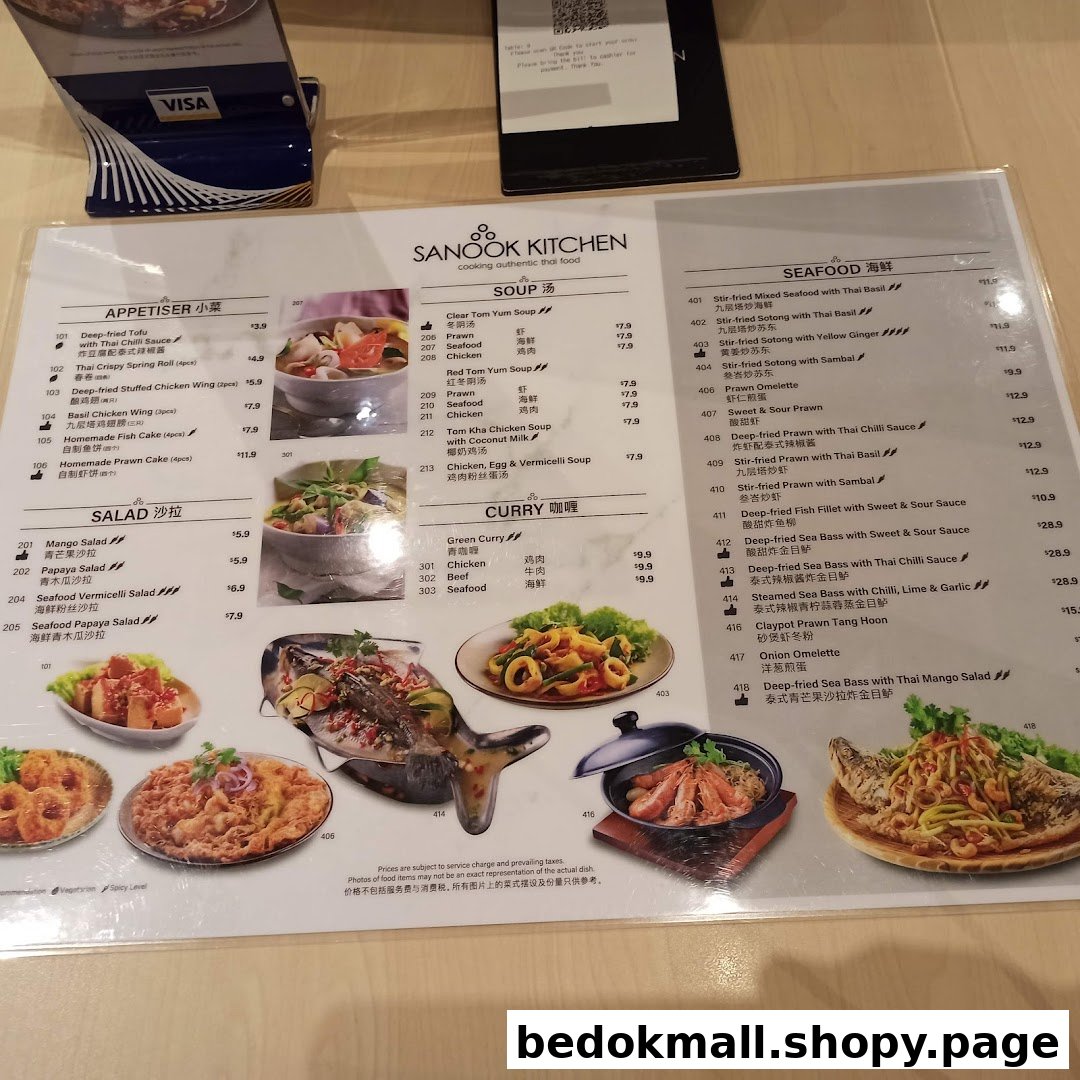 A detailed restaurant menu displaying various food items, prices, and images.