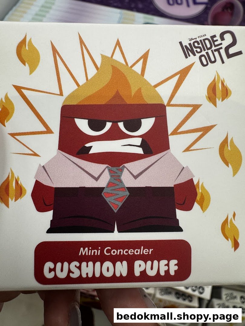 Close-up of a product box featuring Inside Out 2 character and product name.