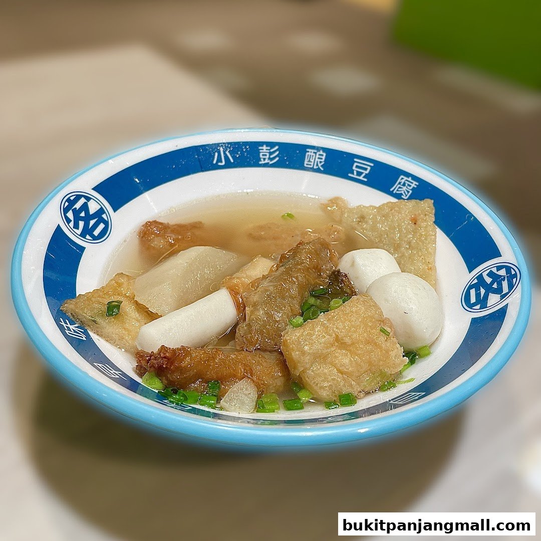 A close-up shot of a delicious bowl of oden with various ingredients in a savory broth.
