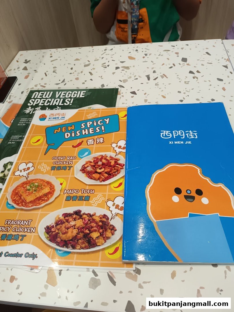 A menu featuring new spicy Taiwanese dishes and veggie specials from Xi Men Jie.