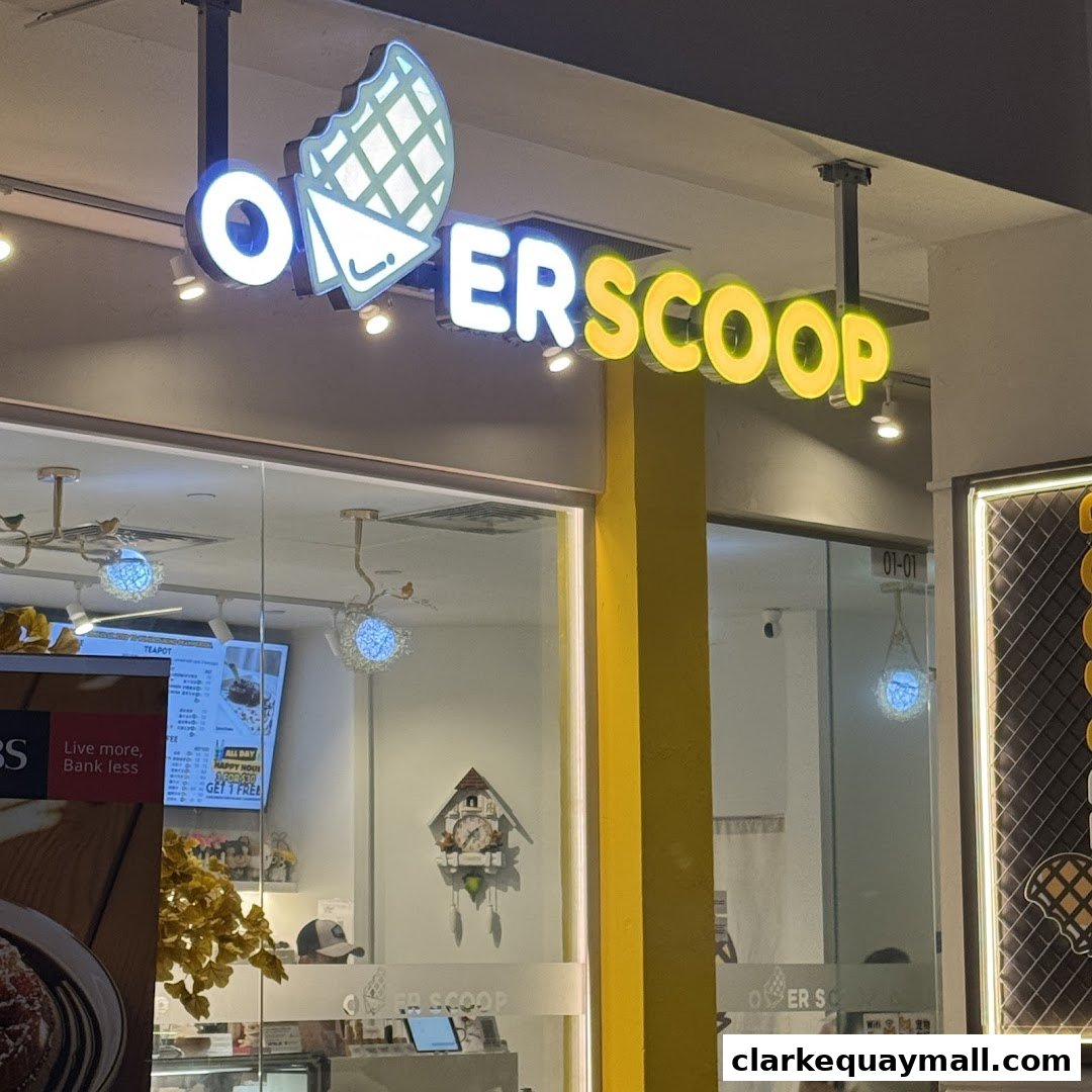 Overscoop CQ  Clarke Quay Freshly Made Waffles