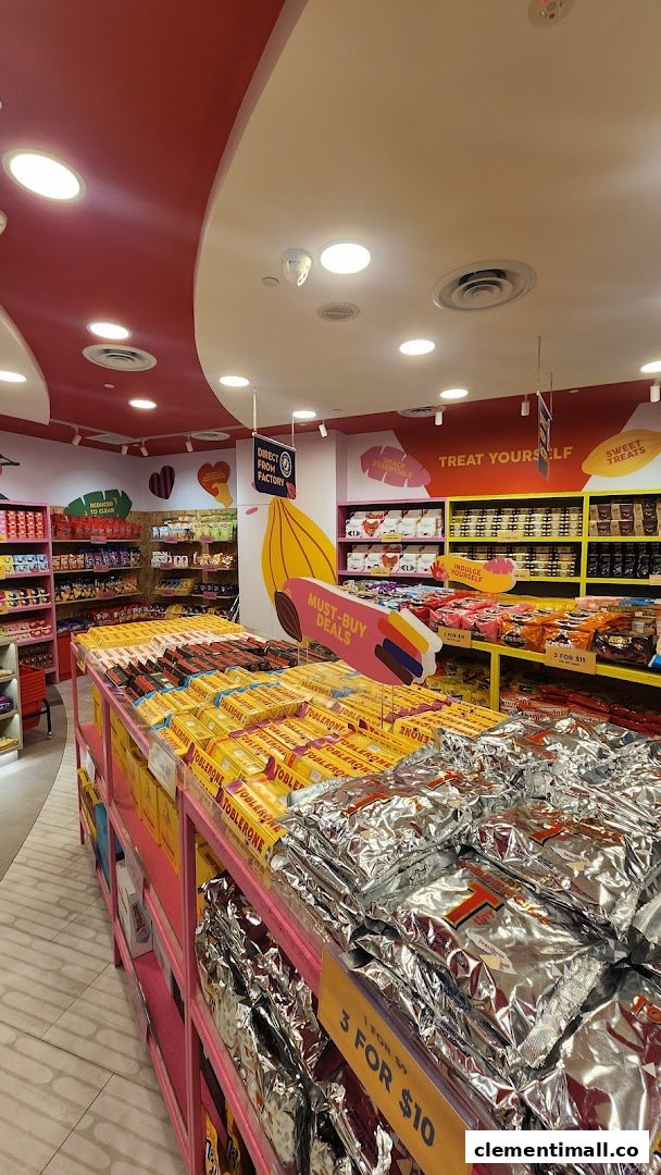 An interior view of Cocoa Pods by The Cocoa Trees, showcasing a wide array of chocolates and candies.