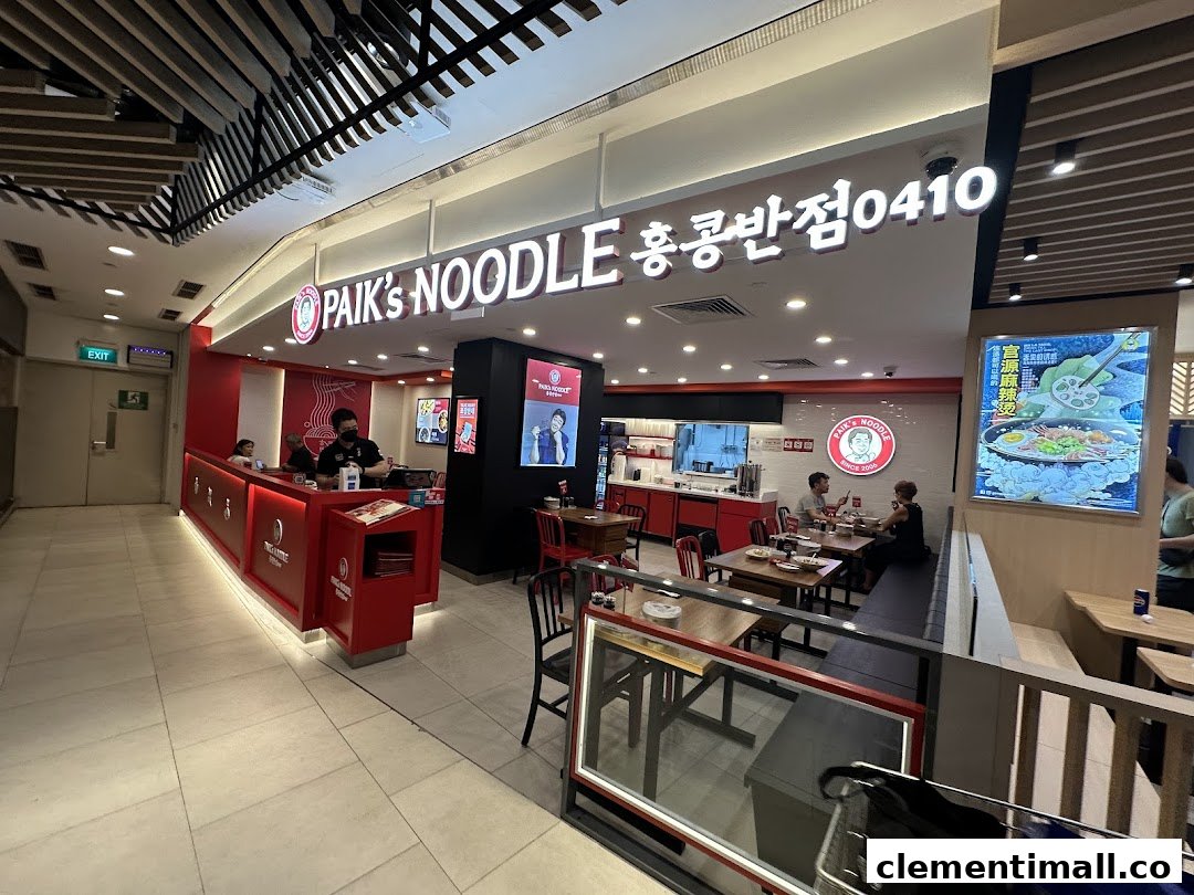 Paiks Noodle  The Clementi Mall