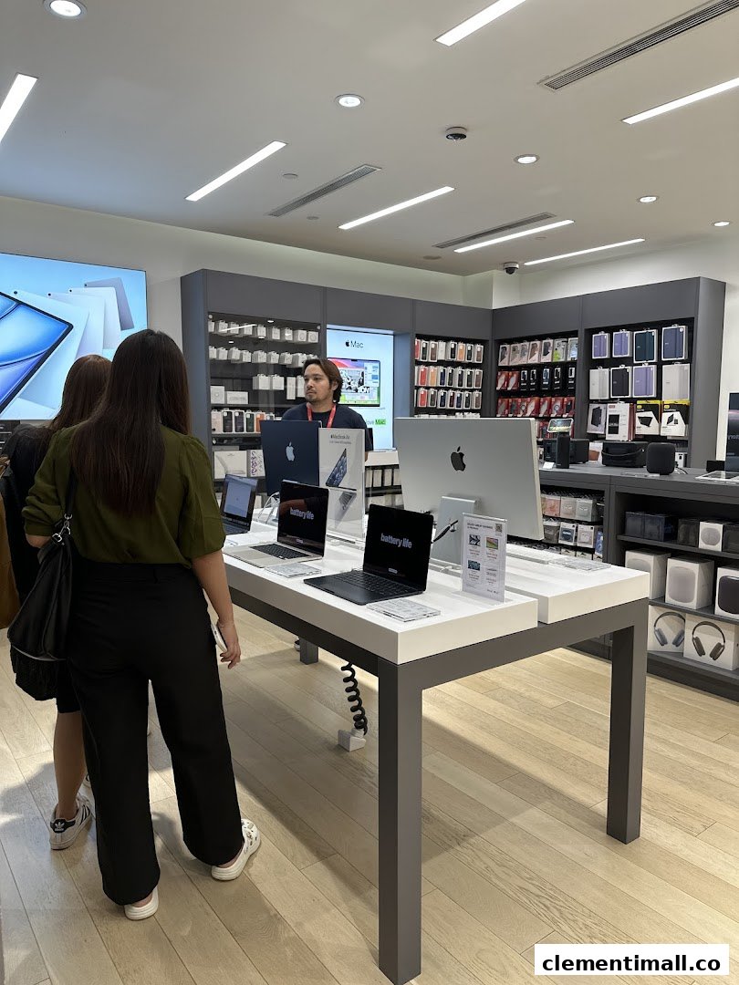 Customers browse Apple products and accessories at Switch, an authorized reseller.