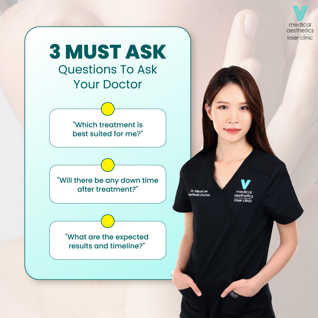 A doctor from V Medical Aesthetics presents 3 key questions to ask about aesthetic treatments.