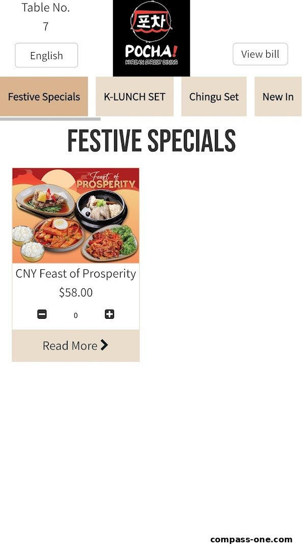A festive special offer for CNY Feast of Prosperity at POCHA! Korean Street Dining.