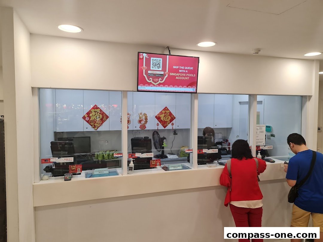 Singapore Pools  Cold Storage Compass One - Sengkang