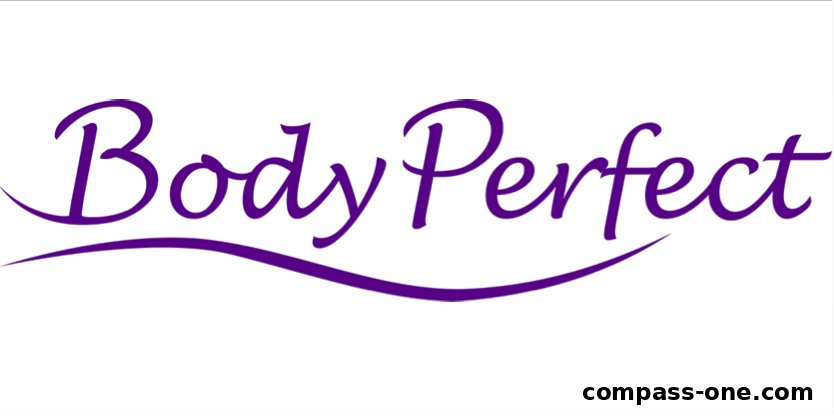The logo for BodyPerfect, a beauty and wellness brand, in purple script.