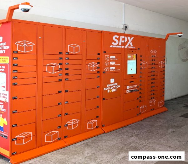 SPX Express Locker  Compass One, Outside Mos Burger