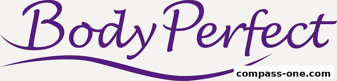 The logo for BodyPerfect, a beauty and wellness brand, in elegant purple script.