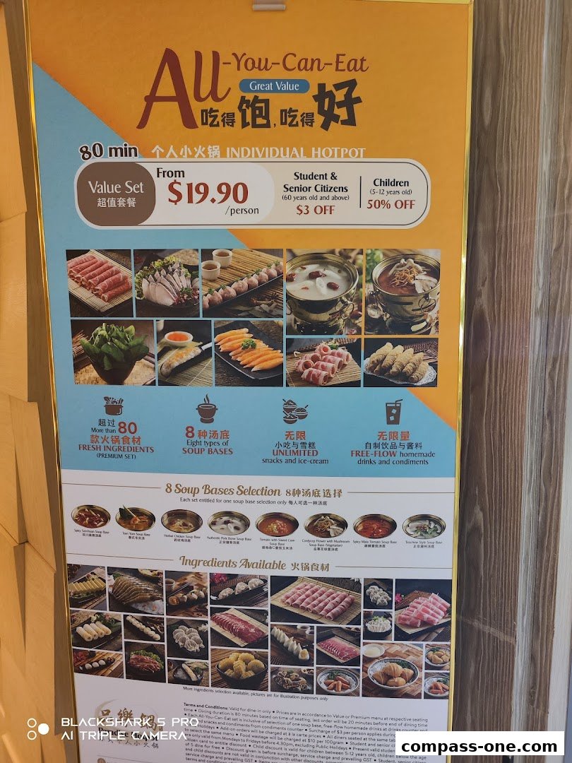 A promotional poster for Paradise Hotpot's All-You-Can-Eat Individual Hotpot.