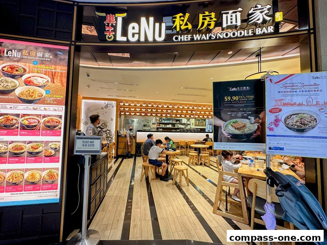 LeNu Chefs Wai Noodle Bar 樂牛私房面家 at Compass One