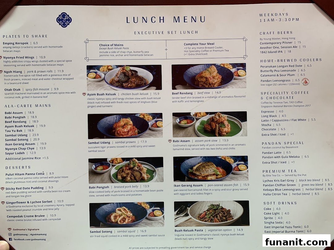 Godmama at Funan - Modern Peranakan Restaurant Singapore image 3