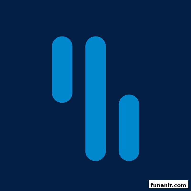 A blue abstract logo featuring vertical rounded bars on a dark blue background, representing the Omnidesk brand.