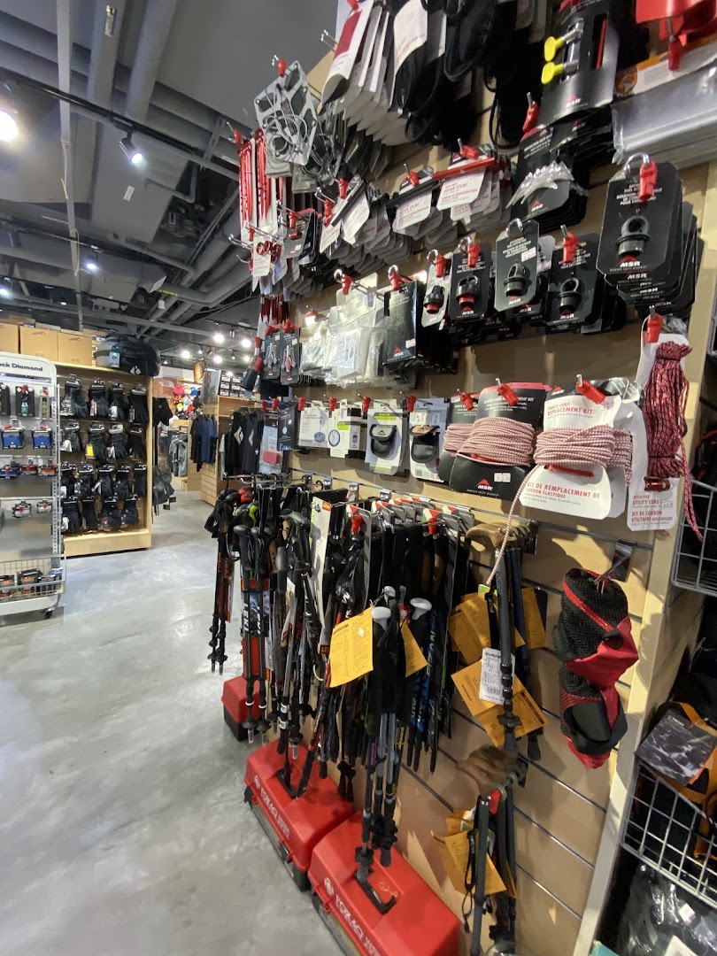 Interior view of Outdoor Life store, showcasing a wide range of outdoor gear and accessories.
