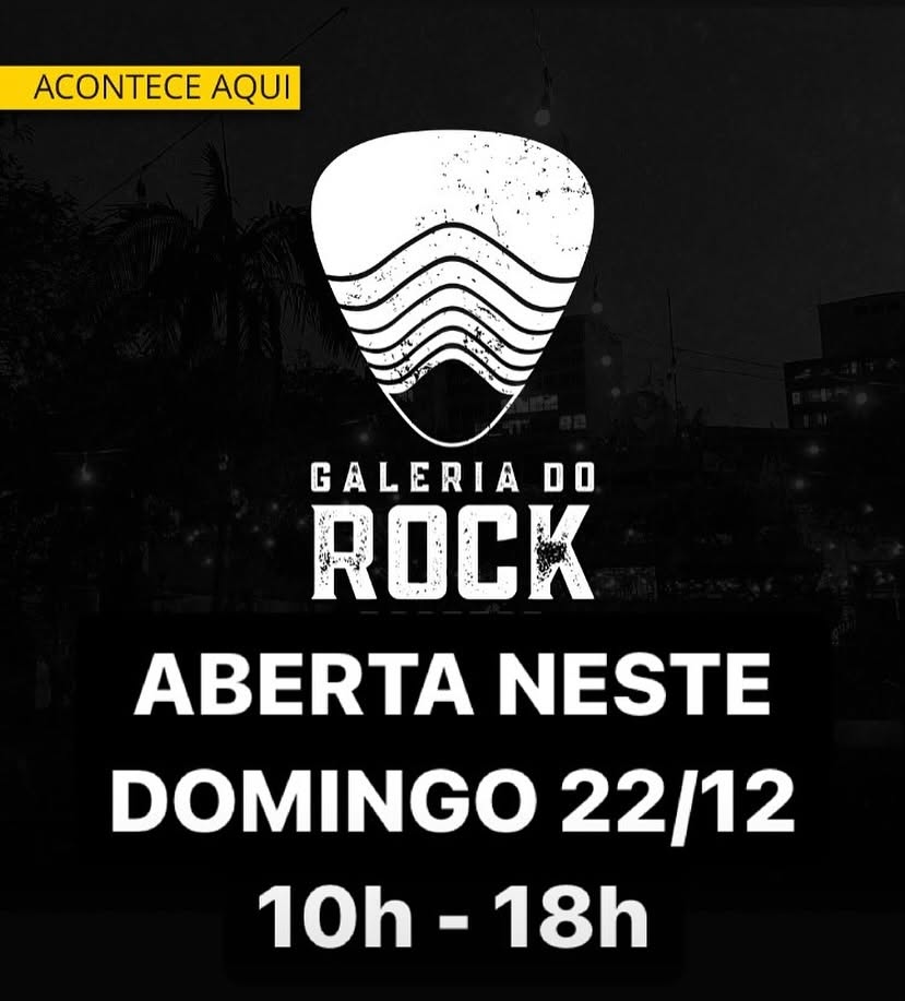 Galeria do Rock aberta em 22 de dezembro