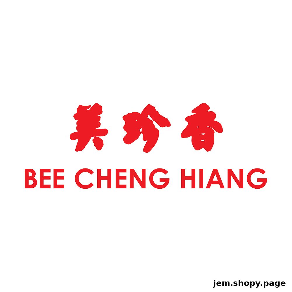 The logo for Bee Cheng Hiang, featuring red Chinese characters and the English name.