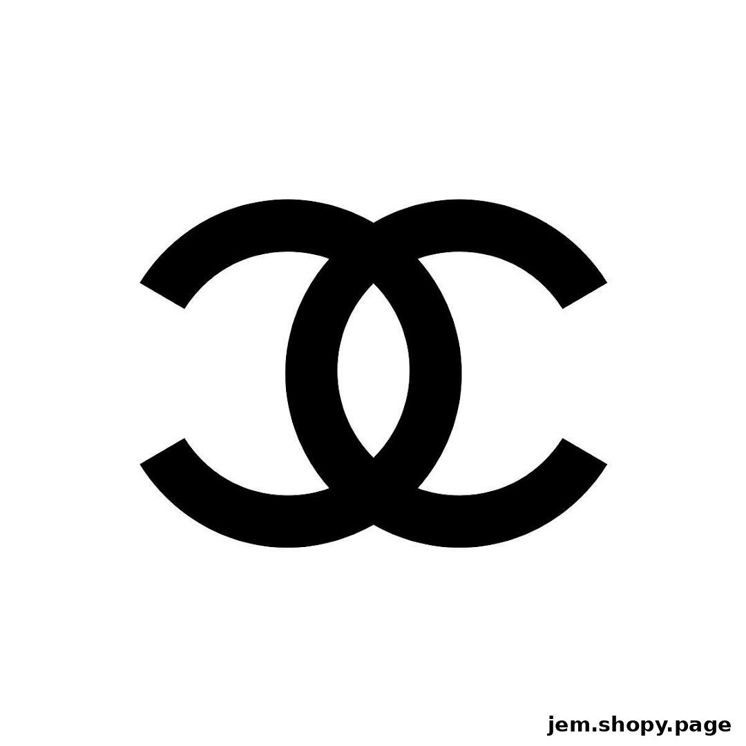 The iconic Chanel logo, a symbol of luxury and timeless fashion.
