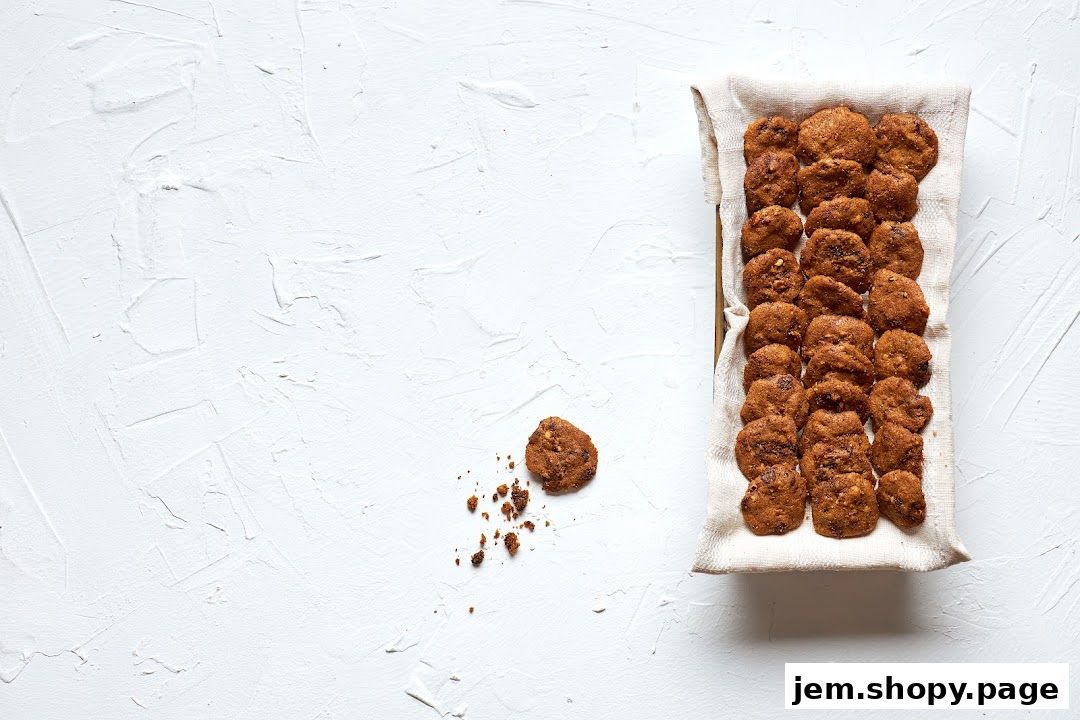 A tray filled with freshly baked Famous Amos cookies on a white textured surface.