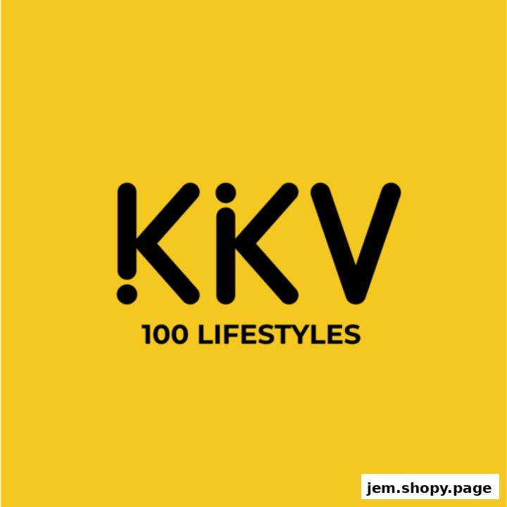 The KKV logo with the tagline '100 LIFESTYLES' on a yellow background.