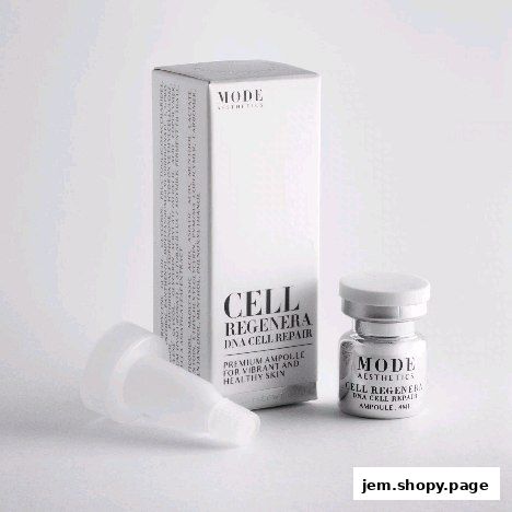 A box and vial of MODE Aesthetics Cell Regenera DNA Cell Repair.