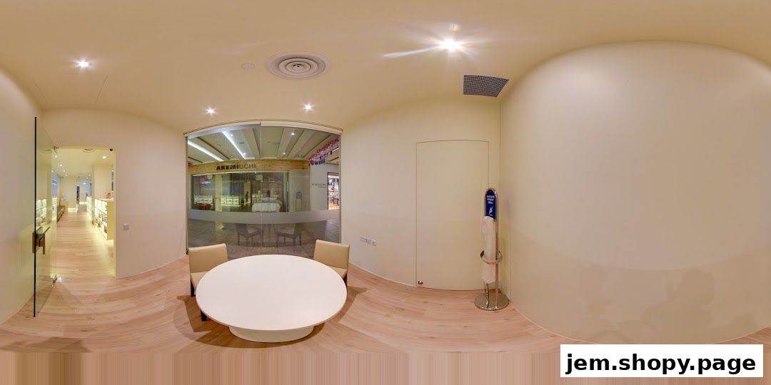 Interior view of The Learning Lab JEM, showing a reception area and a view into the mall.