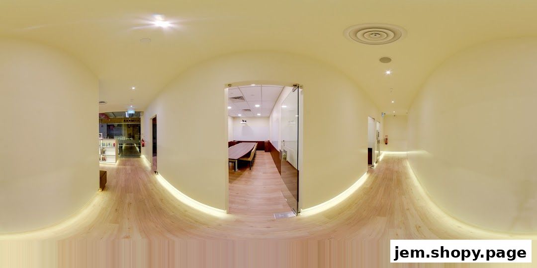 Interior view of The Learning Lab JEM, showing a hallway and a meeting room.