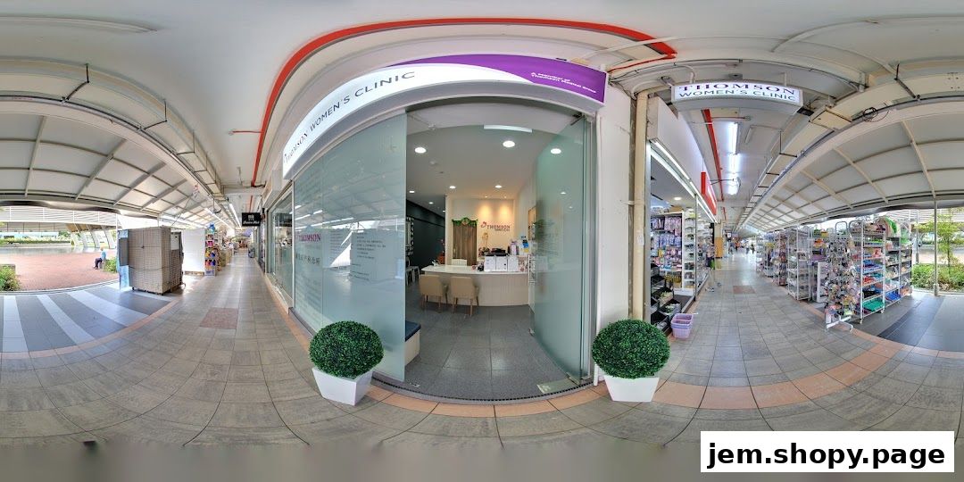 The entrance to Thomson Women's Clinic, a medical facility offering various women's health services.