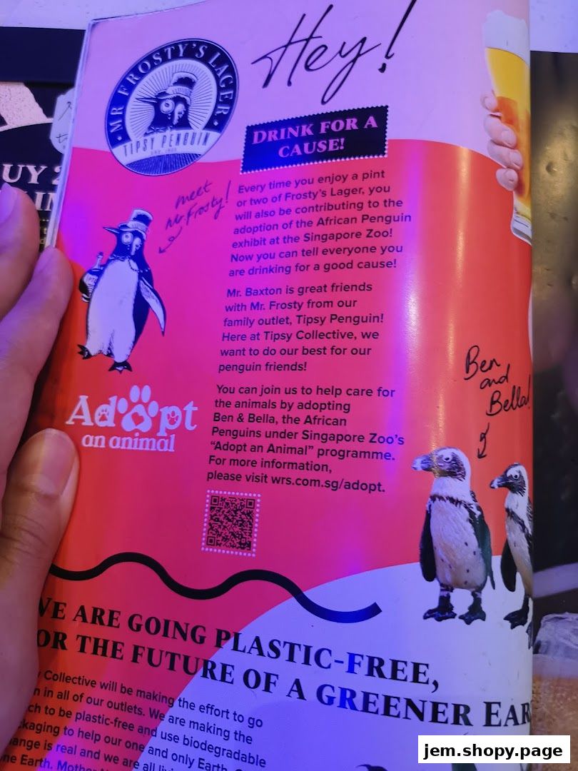 A flyer for Tipsy Collective promoting a "Drink for a Cause" initiative with Mr. Frosty's Lager.