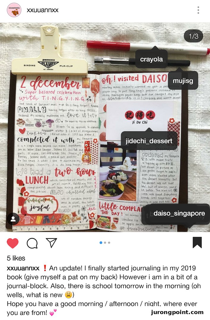 A journal entry featuring delightful desserts from Ji De Chi Dessert, showcasing a personal dining experience.