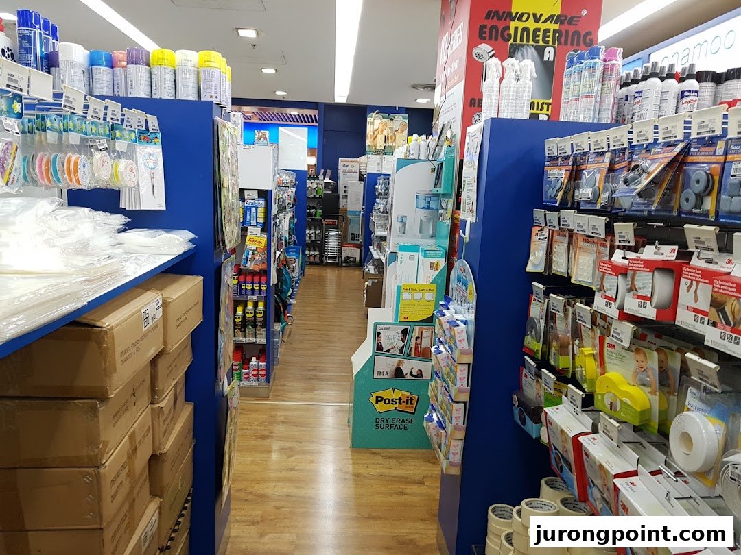 An interior view of Selffix DIY store, showcasing a well-stocked aisle with various home improvement and craft supplies.