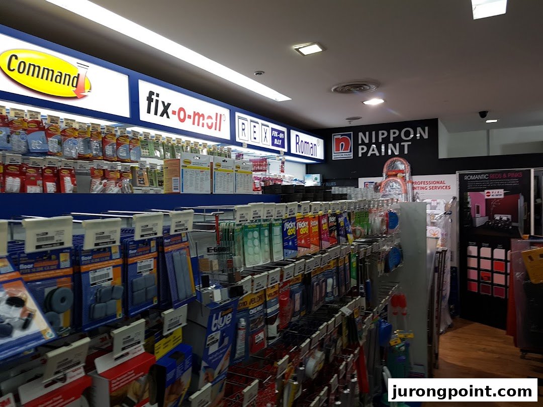 Interior view of Selffix DIY store, showcasing aisles filled with various home improvement and hardware products.
